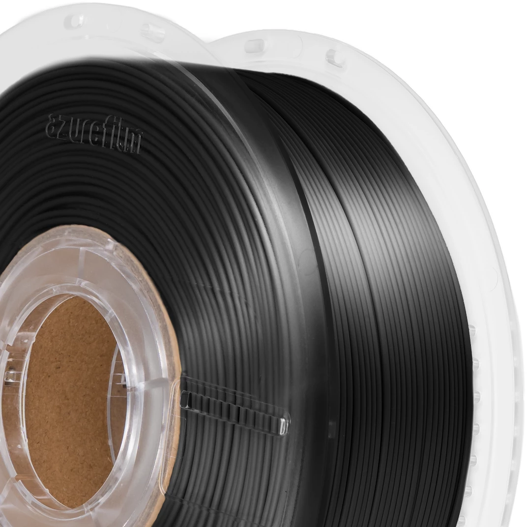 AzureFilm  PLA Silk Black, 1,75 mm / 1000 g    PLA-Material mit seidigem Finish
