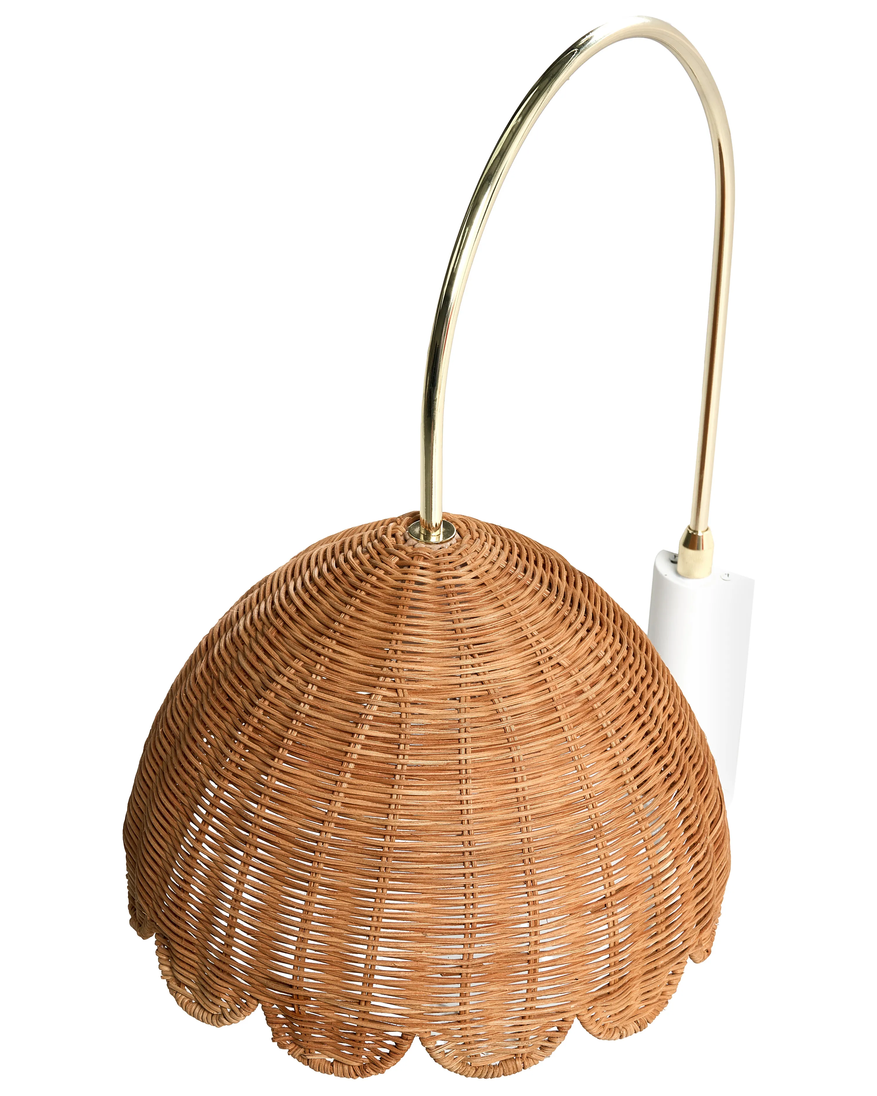 Wandlamp VALUKKAI Rotan Natuurlijk