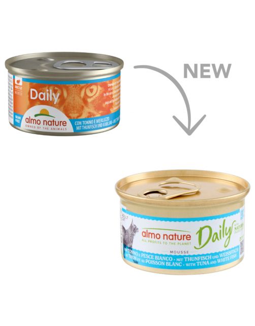 Almo Nature Cat Blik Daily Menu Mousse 85 g - Kattenvoer