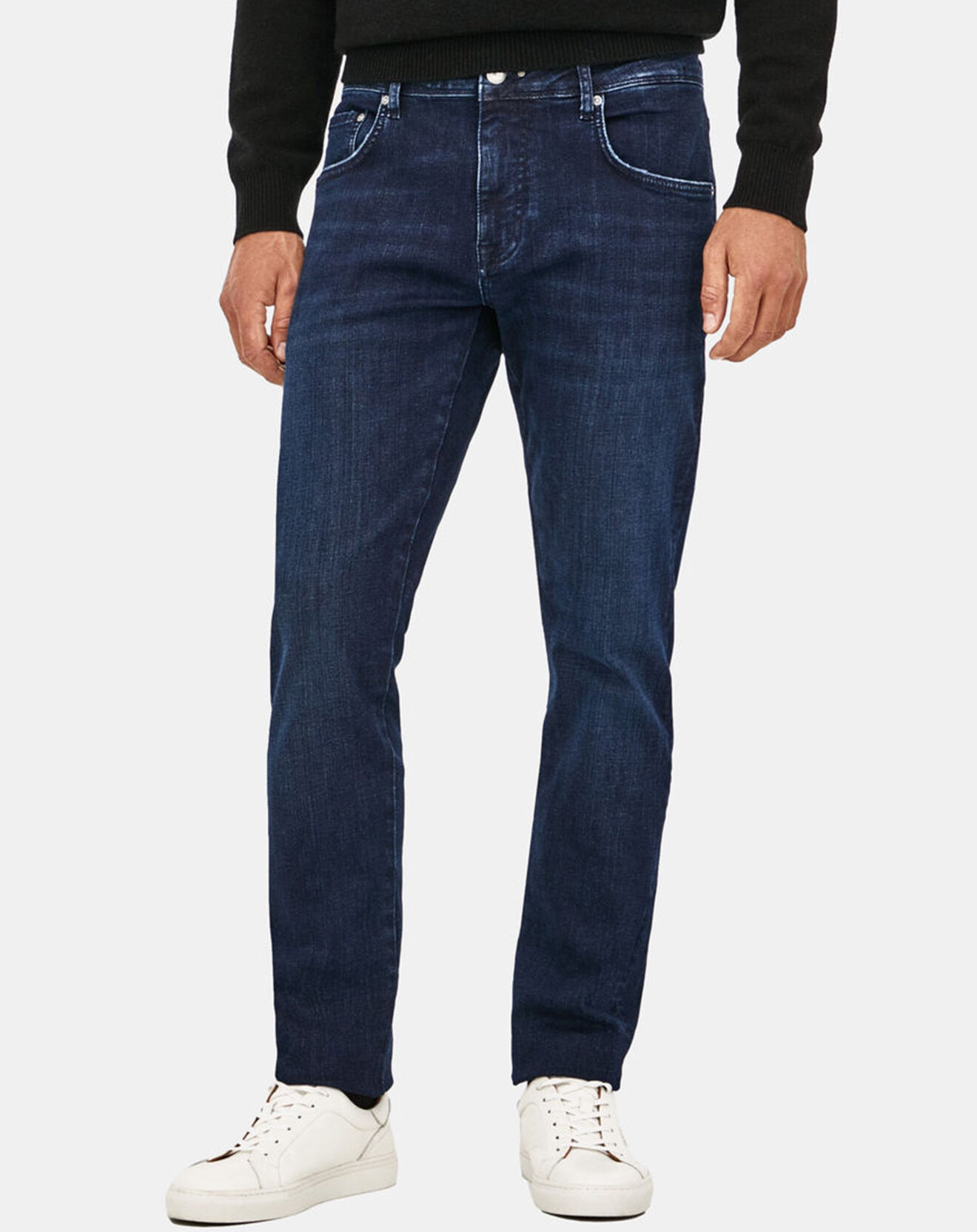 Hackett London Jean Slim Fit Power Flex bleu moyen