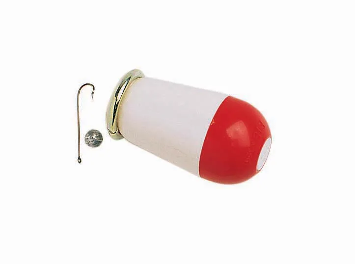 Elbe Atomduppen Markdupp Hvit/Rød Red/white