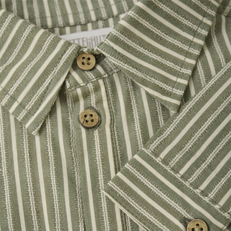 Huttelihut Shirt Woven Deep lichen green