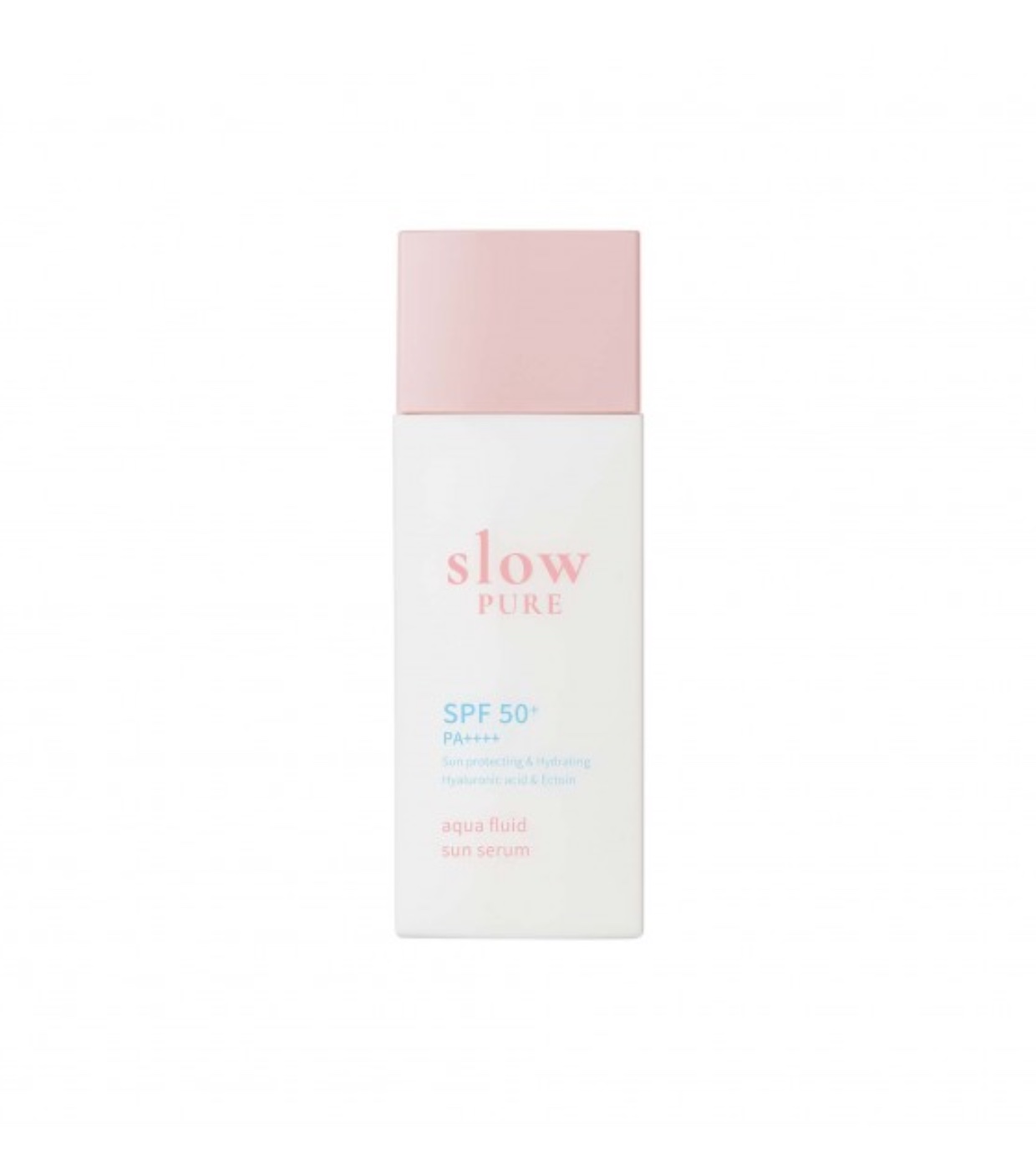 Slowpure - Protetor solar facial com textura de sérum Aqua Fluid Sun FPS 50+ PA++++
