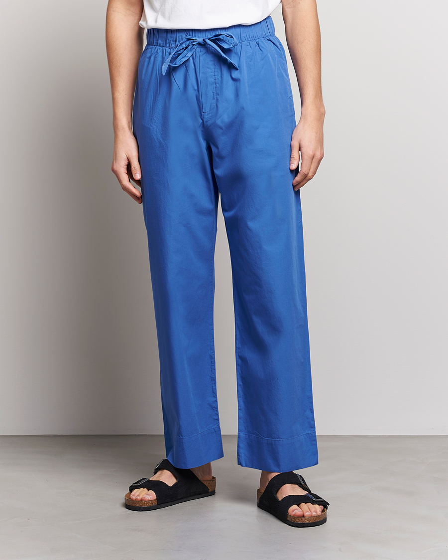 Tekla Poplin Pyjama Pants Royal Blue