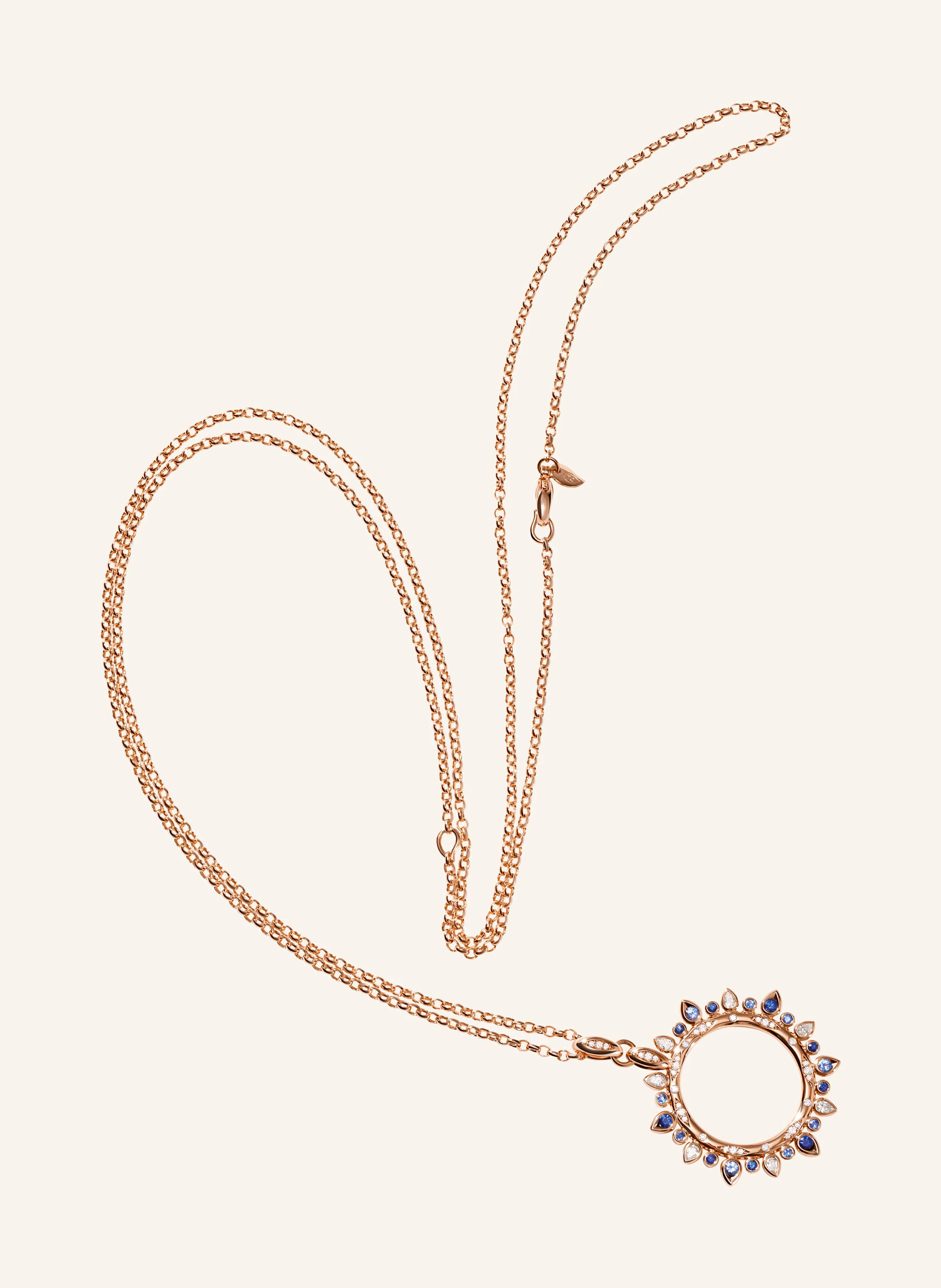 TAMARA COMOLLI Anhänger PENDANT GYPSY 'OCEAN' SUN LARGE 18K Roségold