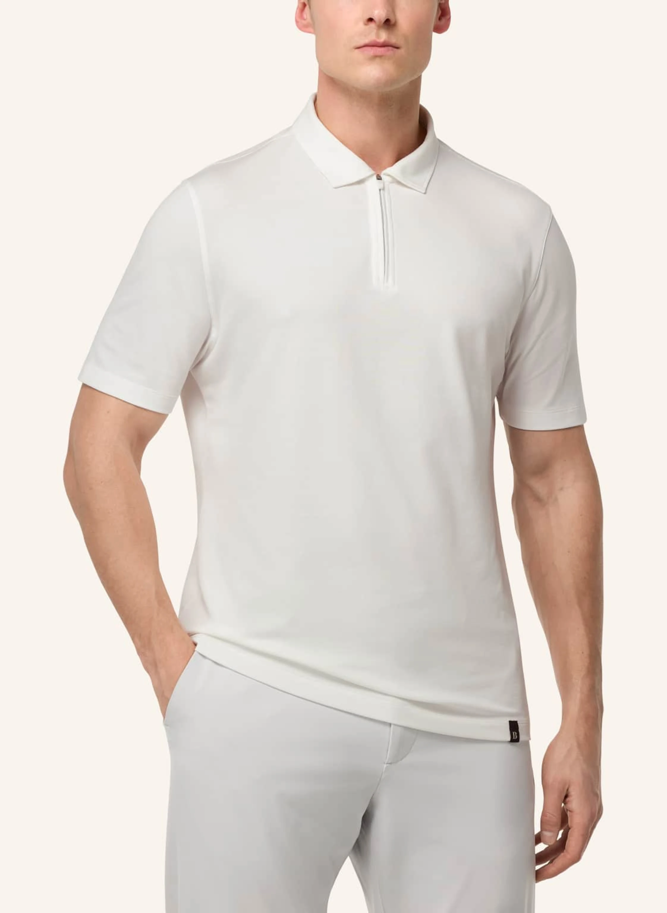 BOGGI MILANO Piqué-Poloshirt