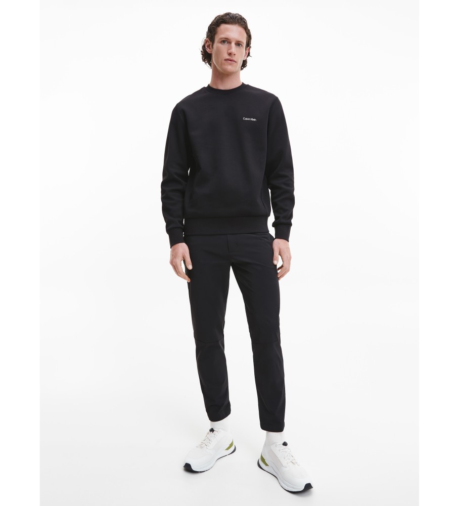 Moletom Calvin Klein em poliéster reciclado, preto