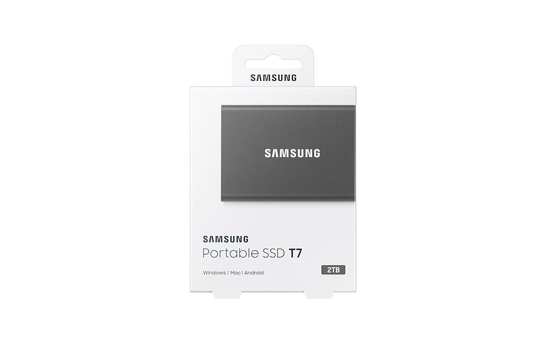 Samsung externe SSD »Port. SSD T7 2TB Titan Grey« 2 TB