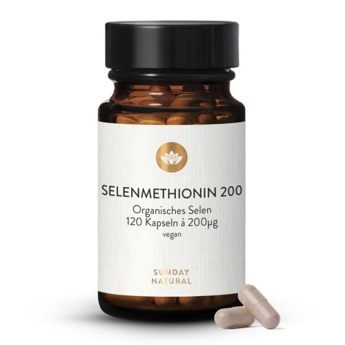 Sunday Natural Products  Selenmethionin 200µg Kapseln
