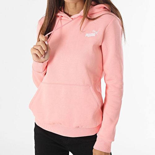 Sweat Capuche Femme Essential 670004 Rose
