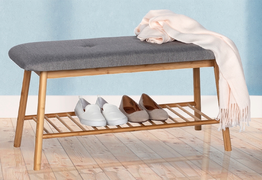 WENKO Schuhbank »Bahari« BxTxH: 90x34x45 cm, aus Bambus