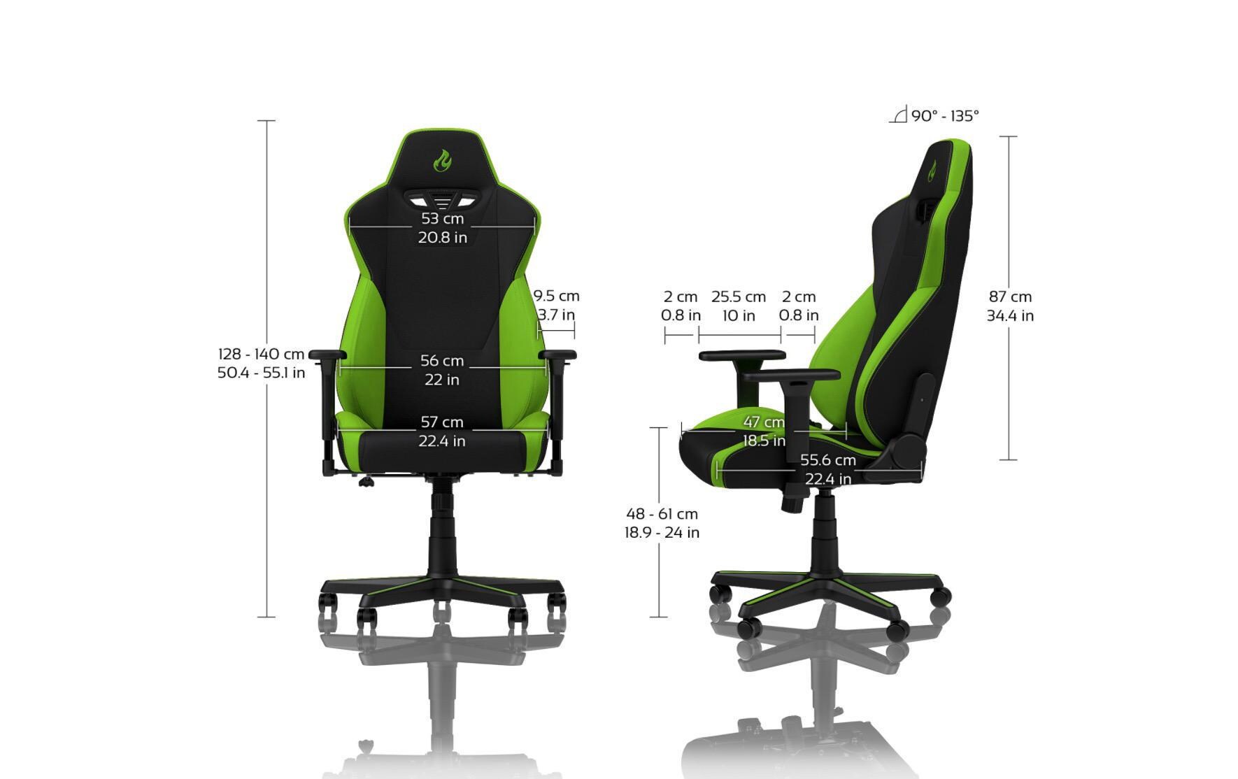 Gaming-Stuhl S300 Grün<br>Besonders bequemer Computersessel