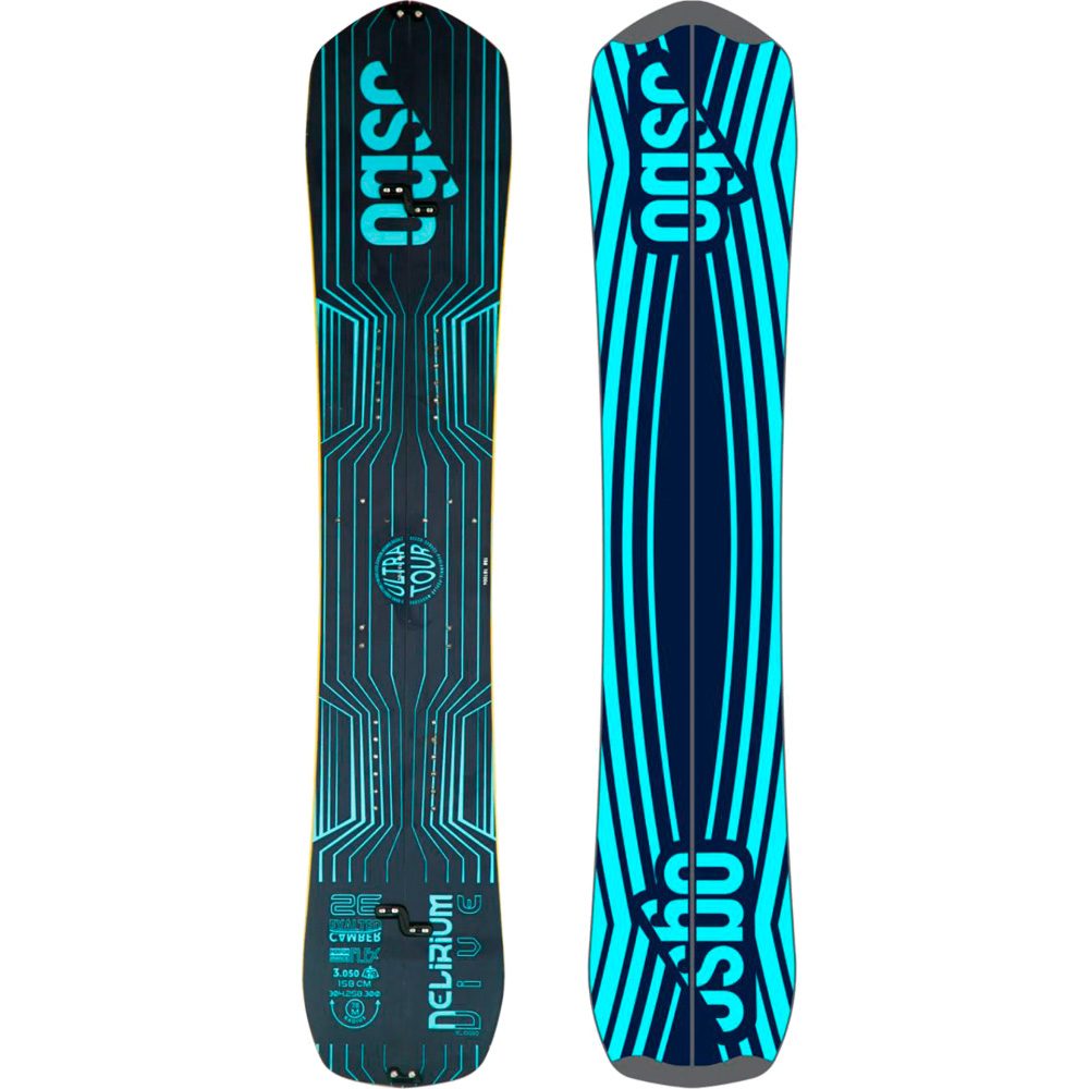 OGSO Delirium Dive 26 EC UT 22/23 Splitboard inkl. ORB Skin Series 26 Fellen