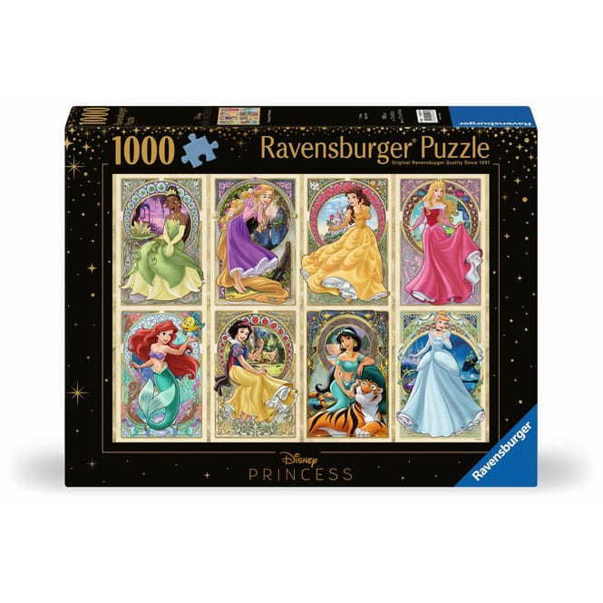 Disney Princess - Puzzle - Nouveau Art Prinzessinnen - 1000 Teile