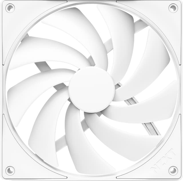 NZXT F140Q V2 Quiet Airflow 140mm PWM blæser (hvid)