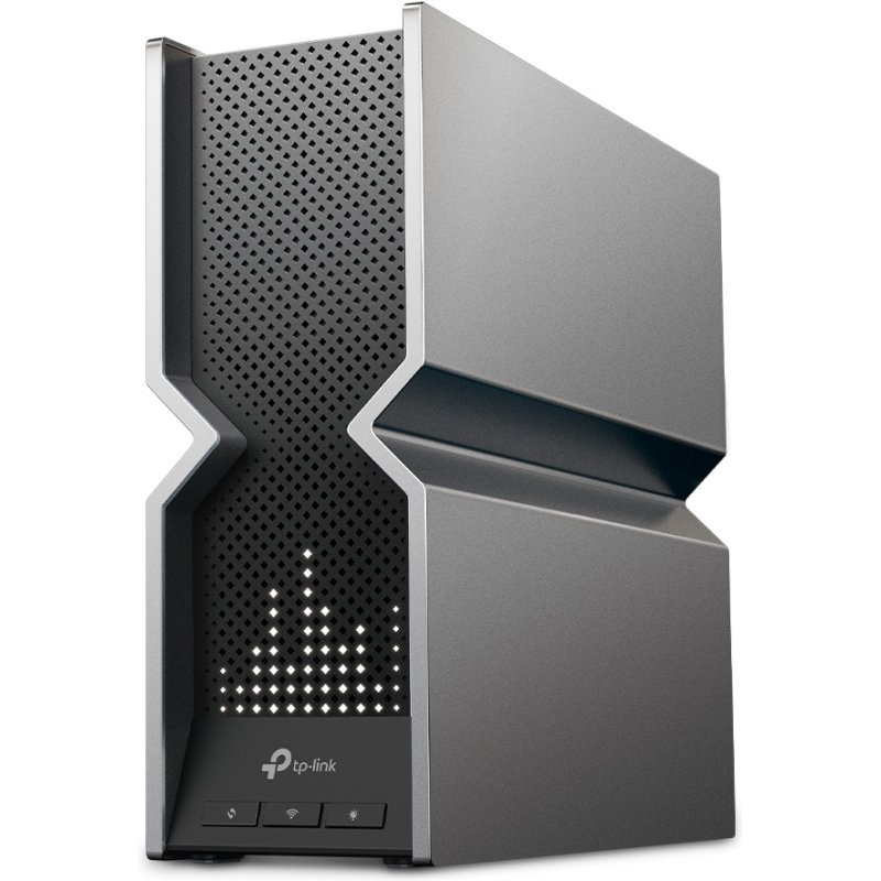 TP-Link Archer BE800 routeur sans fil Multi-Gigabit Ethernet Tri-bande (2,4 GHz / 5 GHz / 6 GHz) Noir, Acier inoxydable