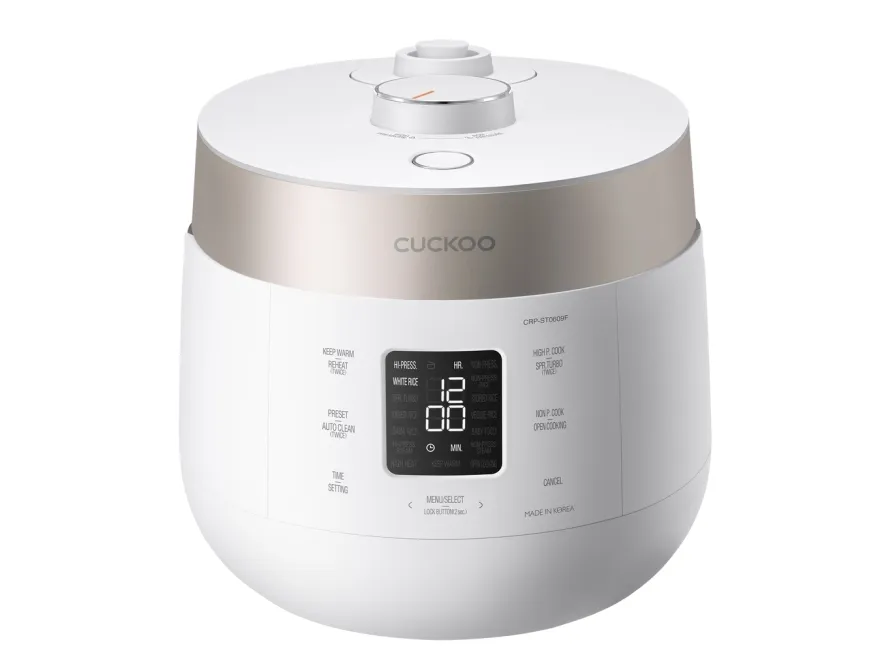 Cuckoo CRP-ST0609F, Champagne, Hvid, 1,08 L, LCD, Knapper, Dreje, Berøring, 880 W, 220 - 240 V