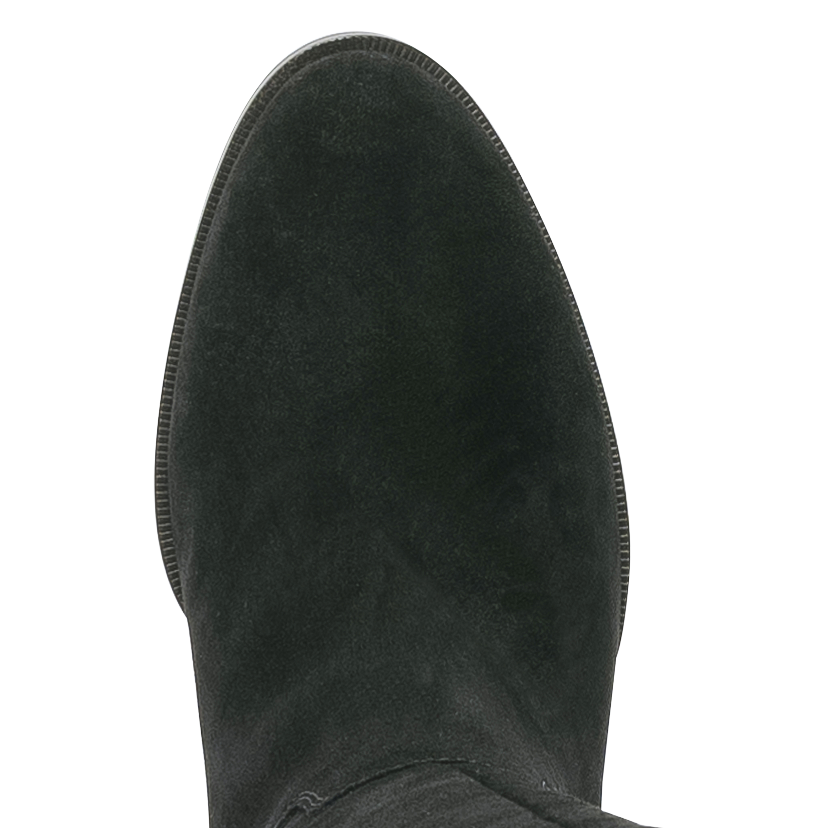 FAREL - Bottes à talons en cuir velours| Noir