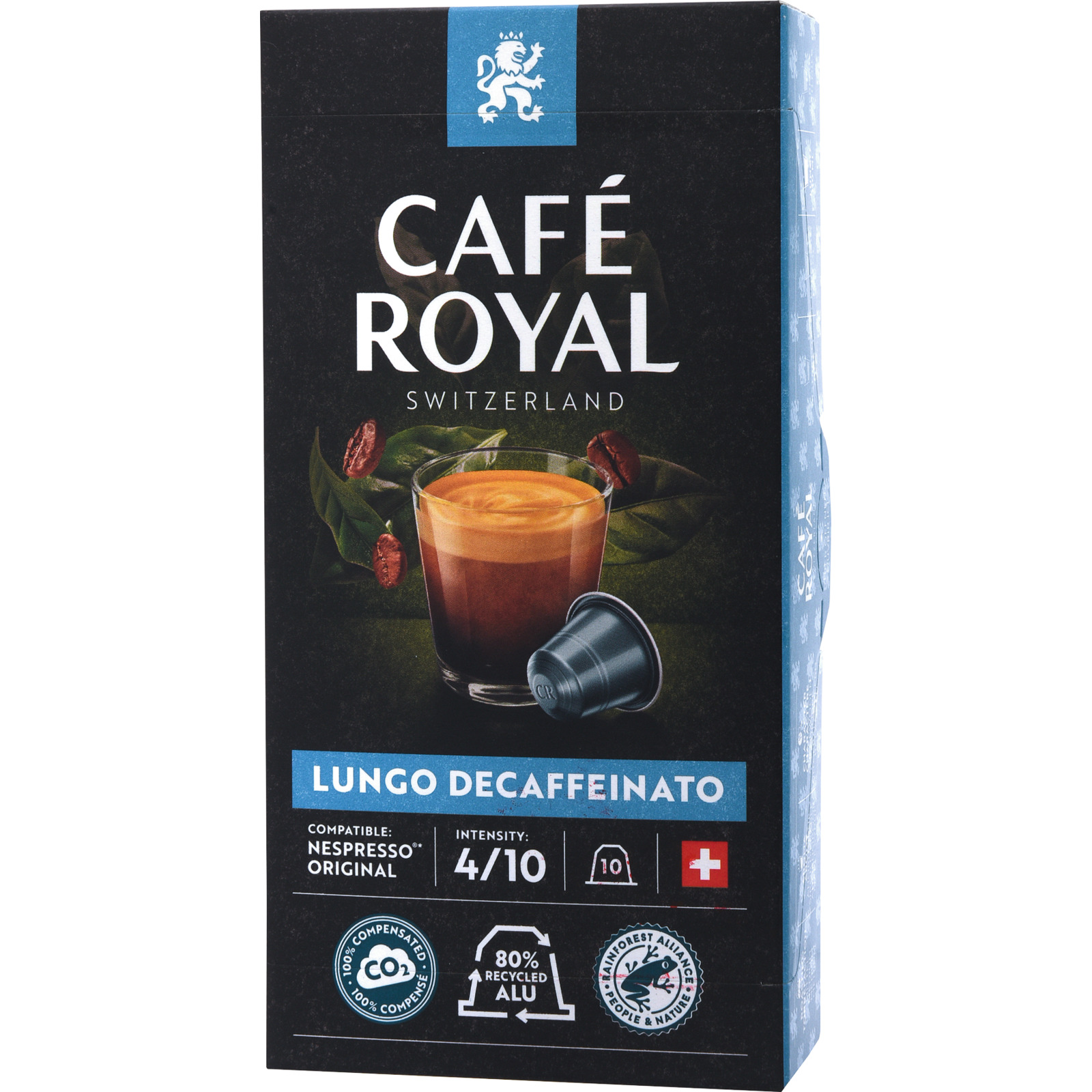Café Royal Lungo Decaffeinato 10 Kapseln