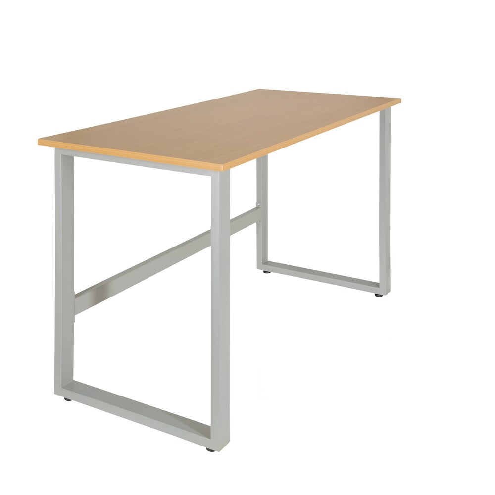 Schreibtisch WORKSPACE LIGHT I Melaminharzbeschichtete Spanplatte, Gestell pulverbeschichteter Stahl hjh OFFICE