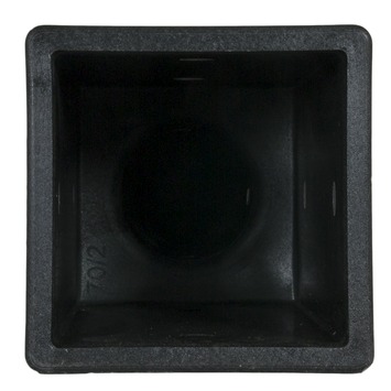 Paalhouder met punt kunststof 7 x 7 cm