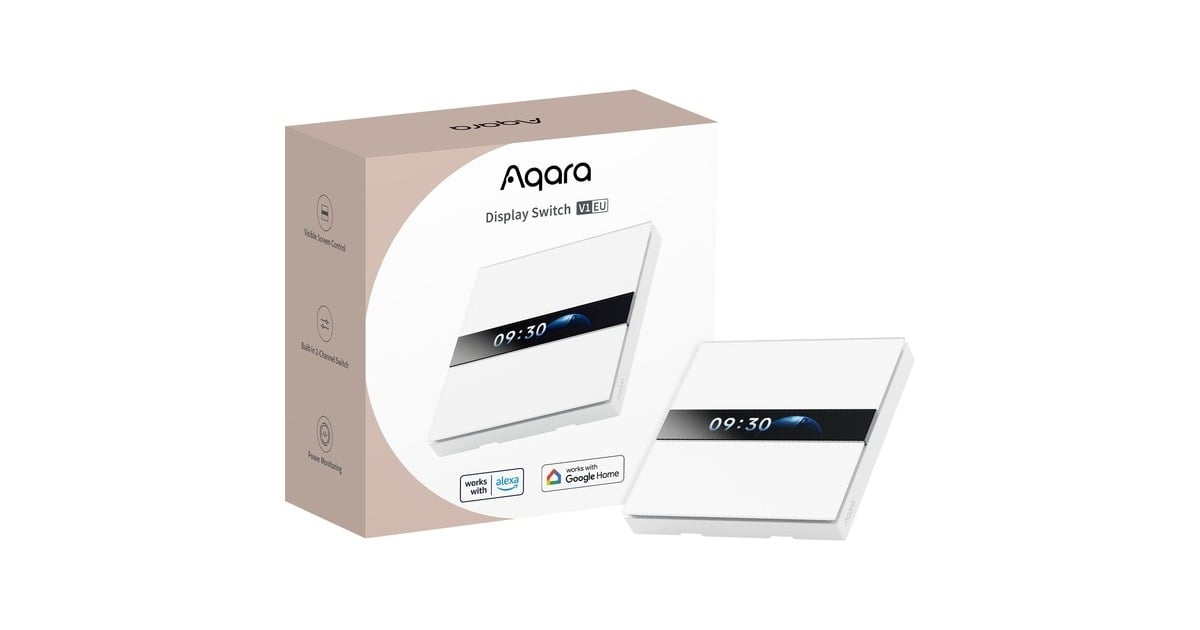 AqaraDisplay Switch V1 schakelaar  (Bluetooth, Zigbee)