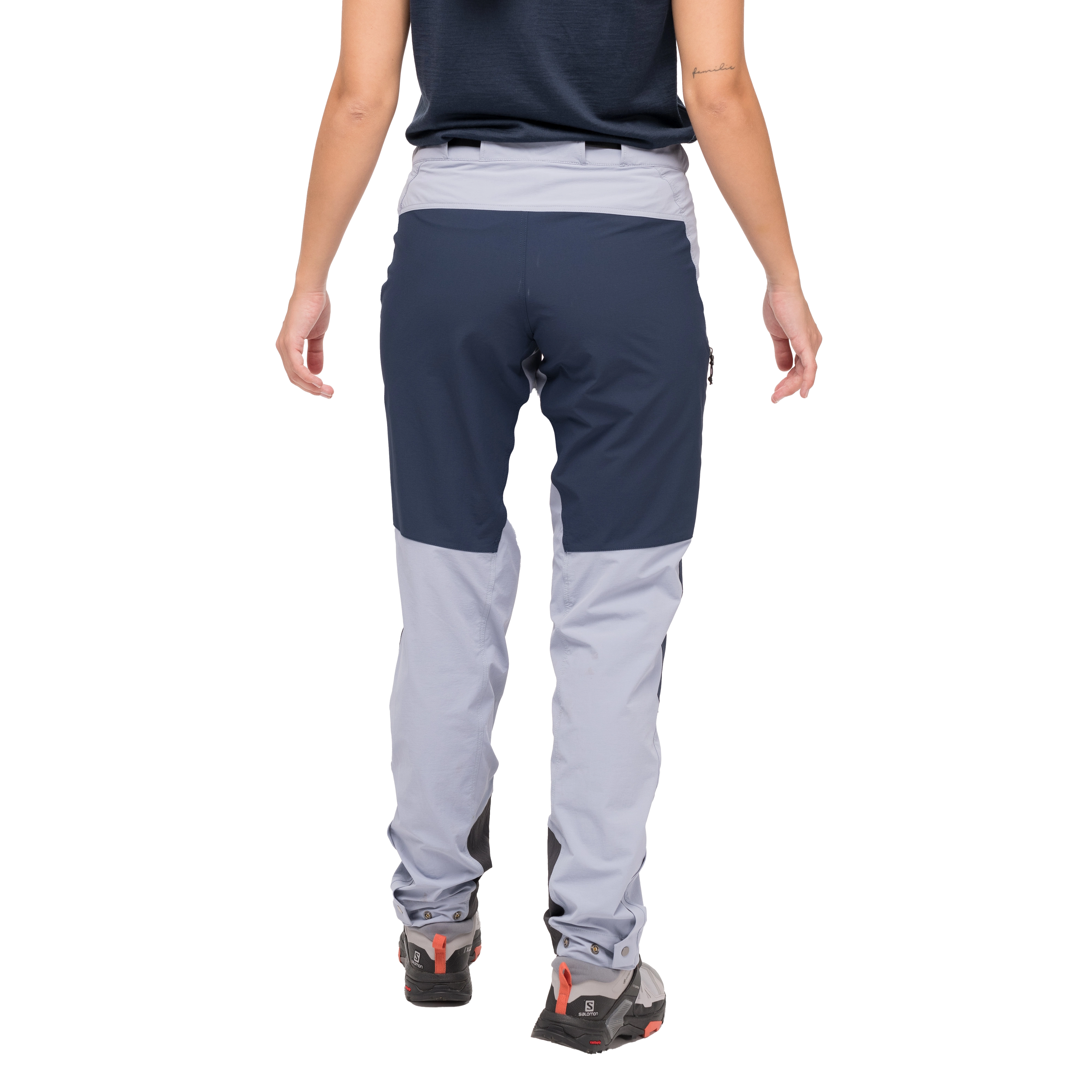 Vaagaa Softshell Pants Women Husky Blue / Navy Blue