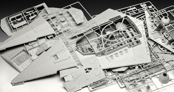 Revell 06719 Star Wars Imperial Star Destroyer großer Sternenzerstörer 1:2700, ab 12 Jahre