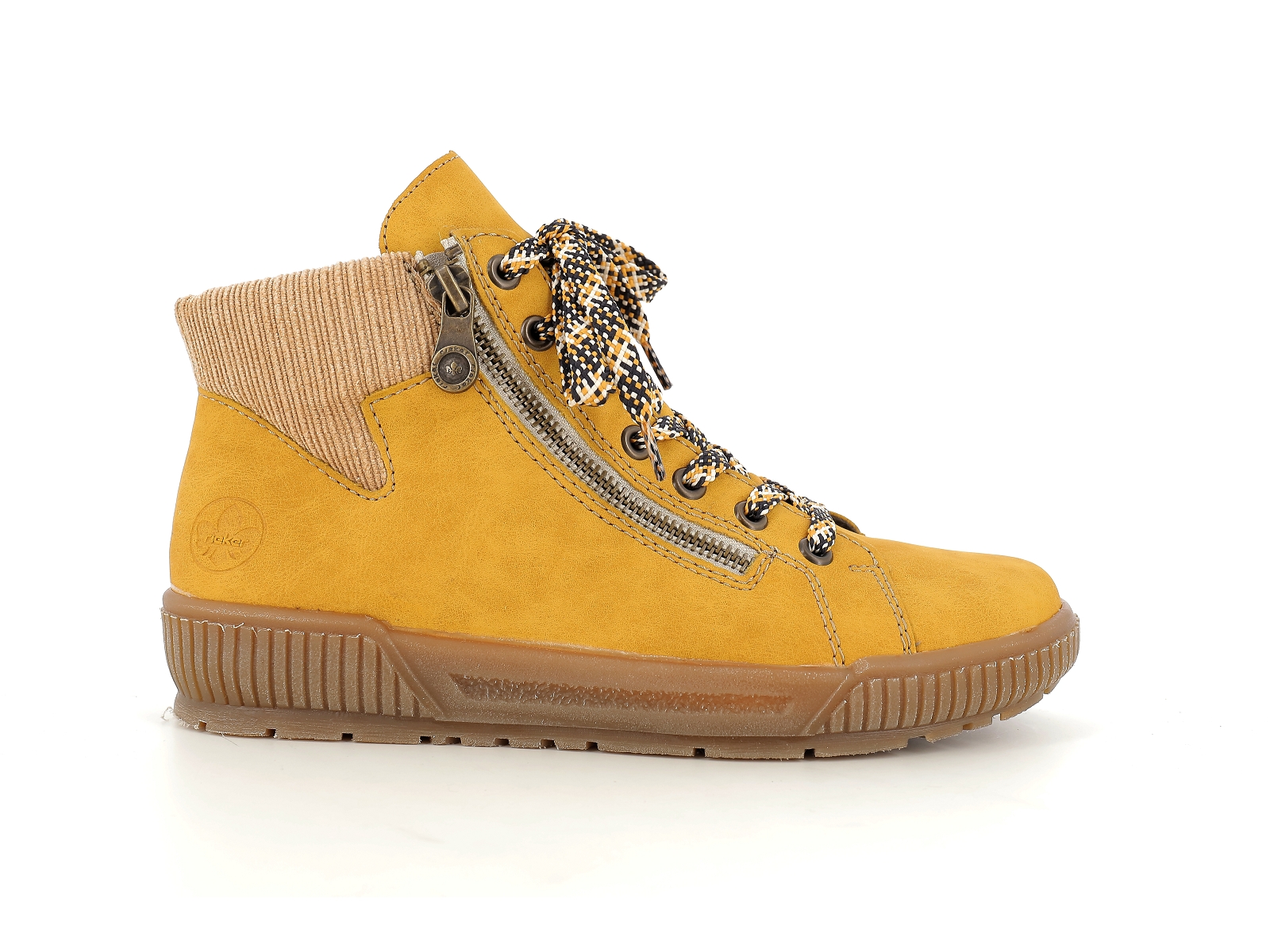 Rieker-N0709 Synthétique Moutarde