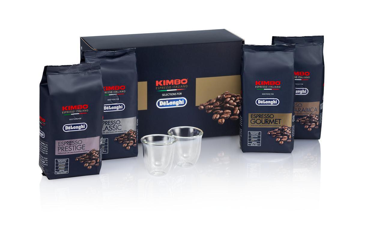 Kaffeebohnen Tasting Set mit 2 GläsernKaffeebohnen Probierset