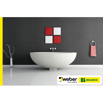 Weber Beamix stucmortel lichtgrijs 20 kg