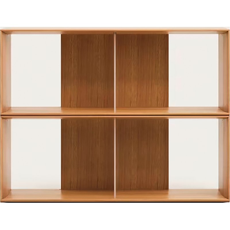 Lot de 2 étagères Litto modulables en placage de bois 101 x 76 cm