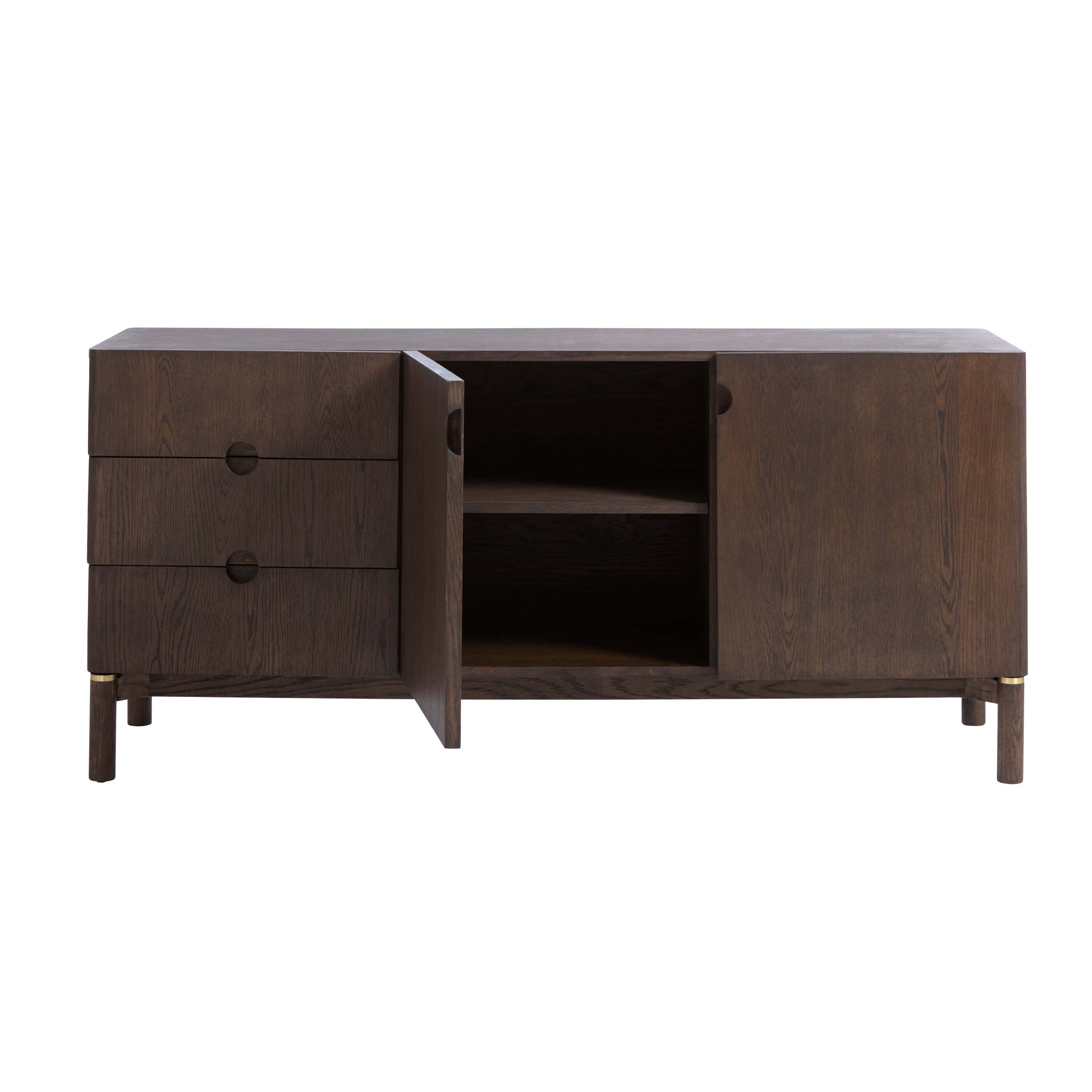 Rebellenclub Tulum Dressoir - Donkerbruin