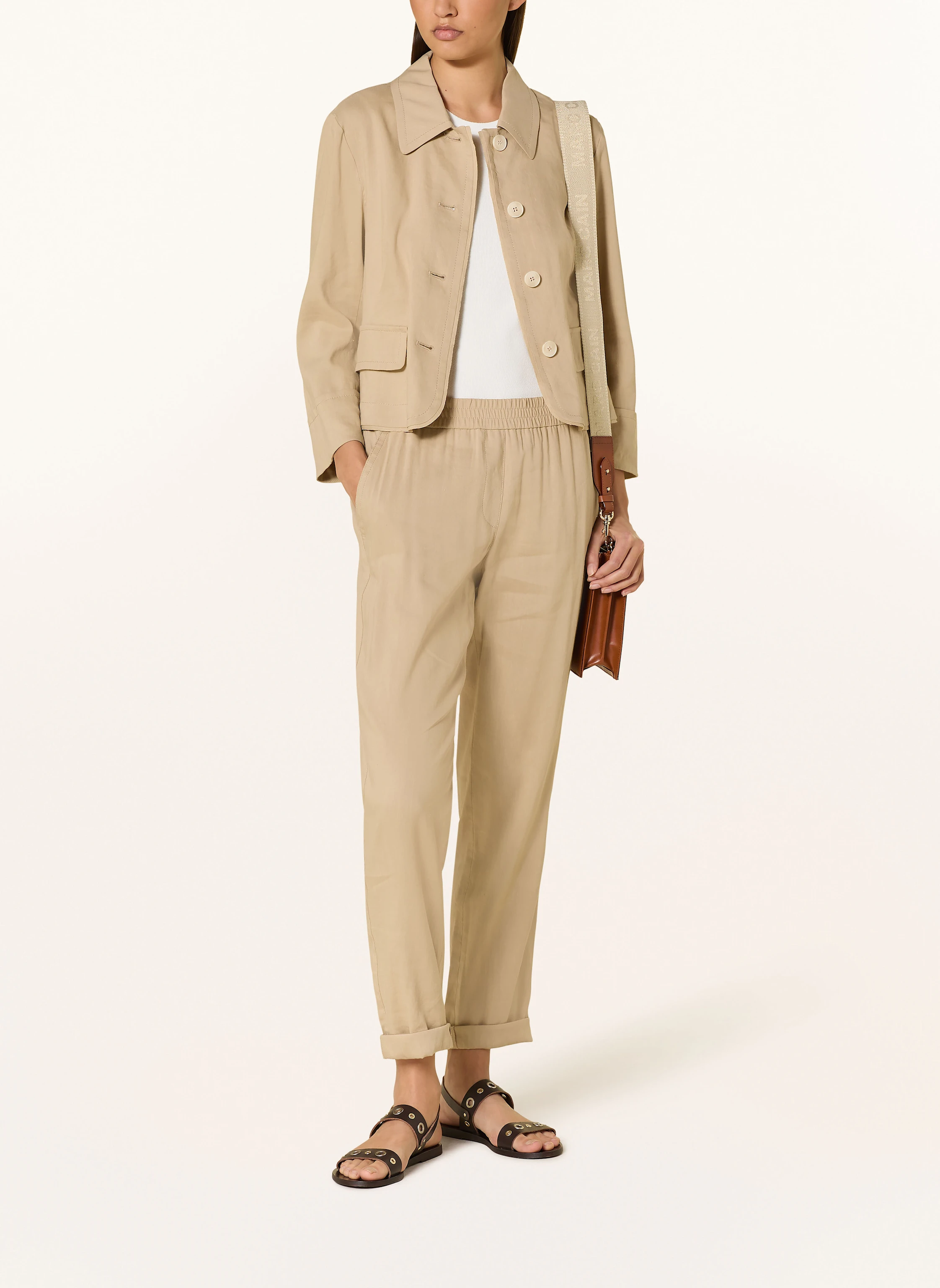 MARC CAIN Kastenjacke mit Leinen