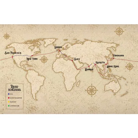 Hölker Verlag In 80 Rezepten um die Welt - Jules-Verne-Kochbuch