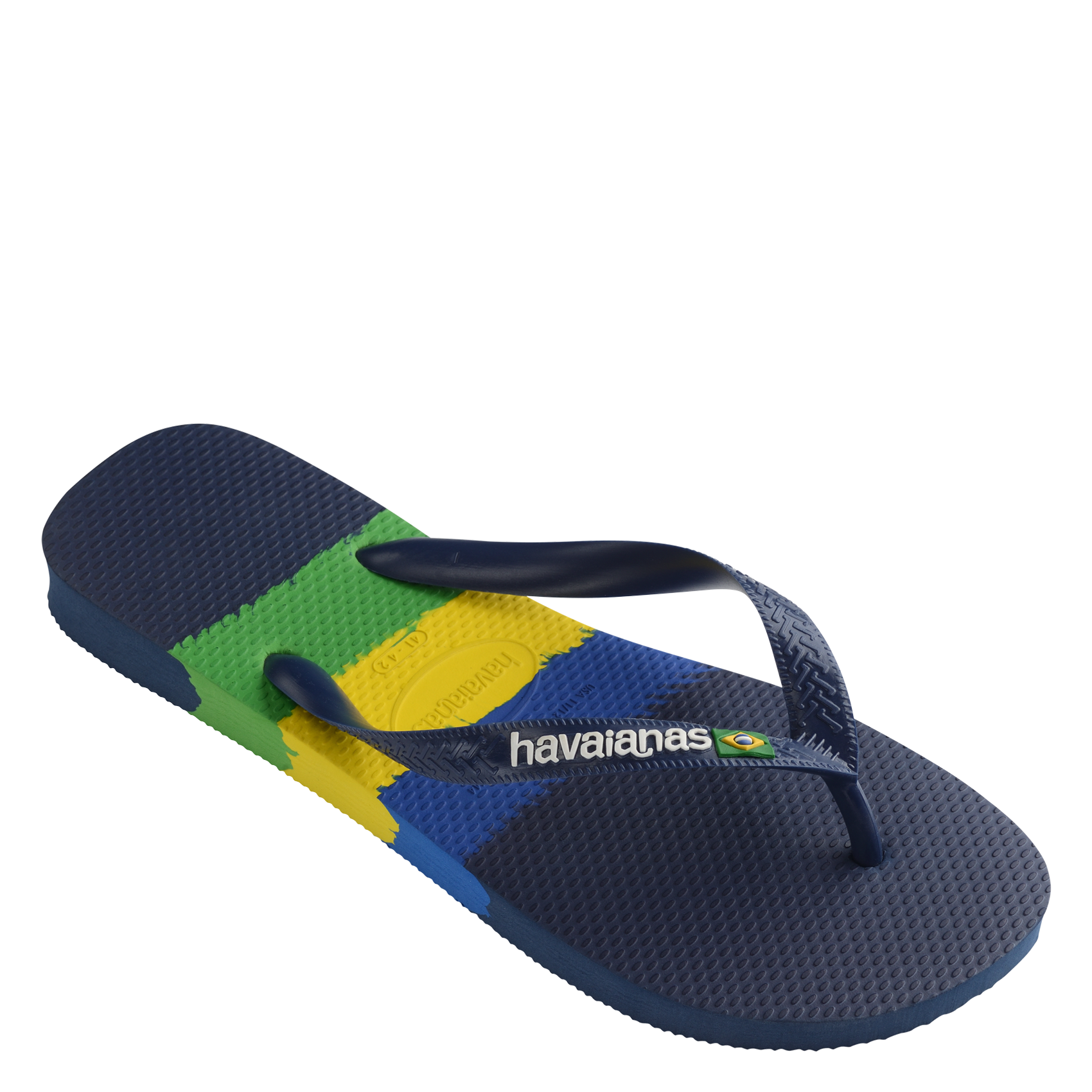 Tongs drapeau Brésil | Bleu
