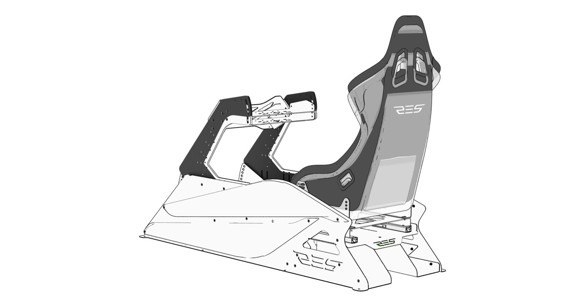 Res-TechGT XL KIT bevestiging  (Zwart)