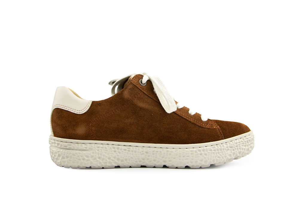 Hartjes Phil Shoe Cognac Beige Velour Nappa