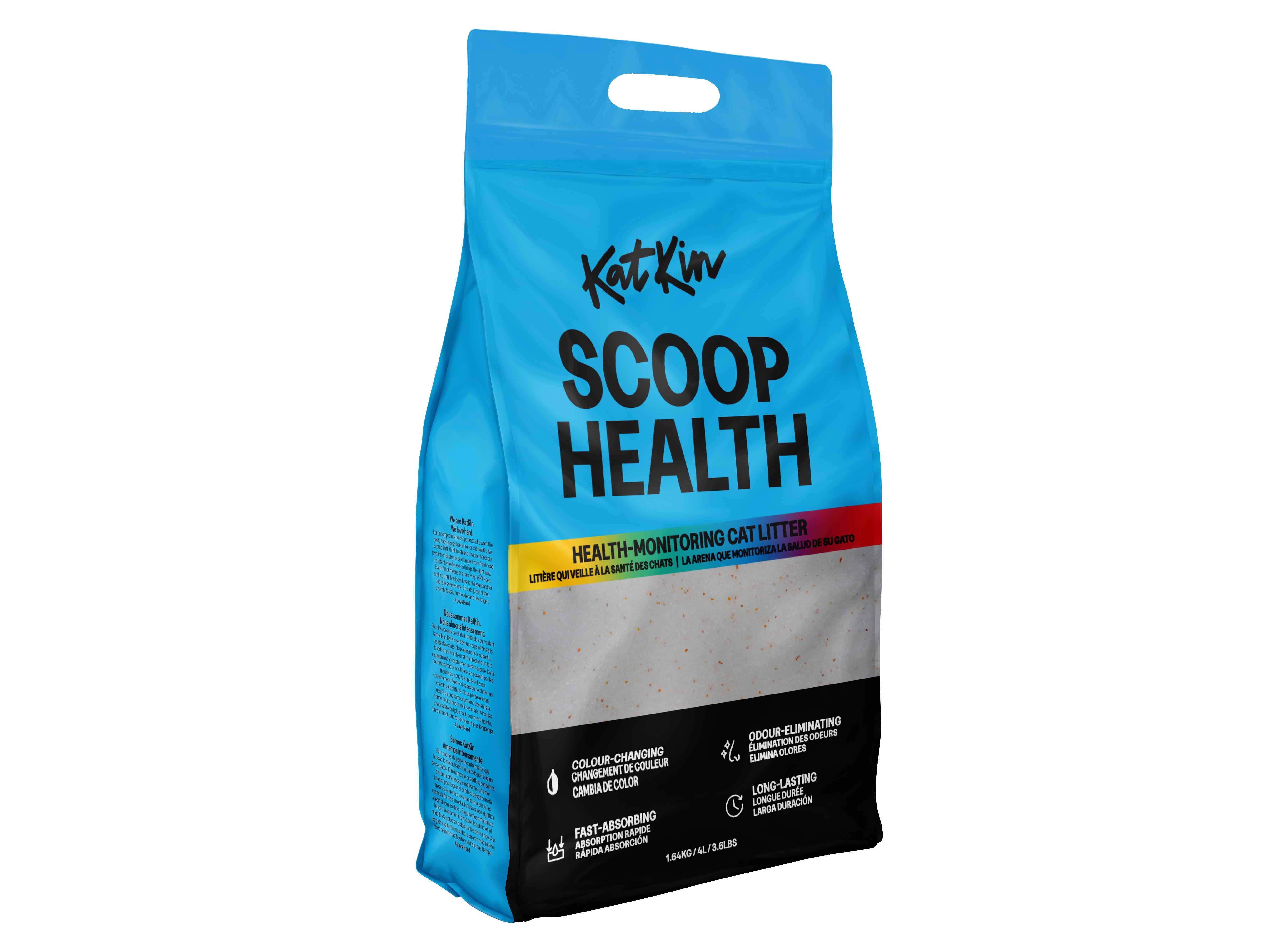 SÍLICA PARA GATO KAT KIN SCOOP HEALTH 1.64KG