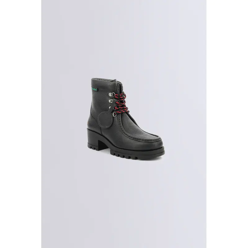 KICK HALABI NOIR BOTTINES Cuir Femme