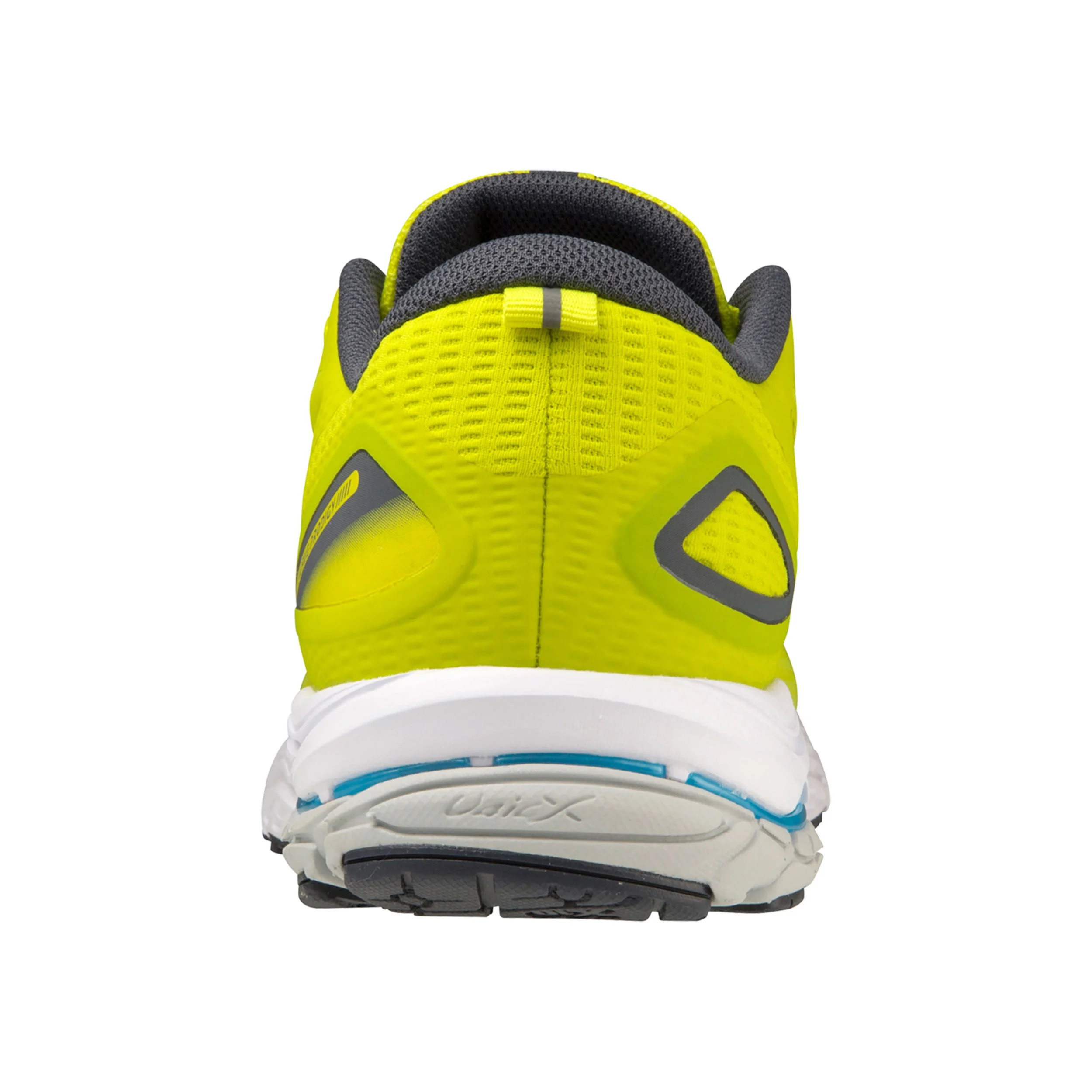 Mizuno Wave Prodigy 5 Chaussure De Running Sans Stabilisateurs Hommes - Jaune , Bleu Foncé