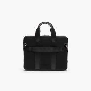 Sac extra fin pour ordinateur Chantaco en cuir piqué Sacs business & Ordinateur - Noir - Lacoste - Homme