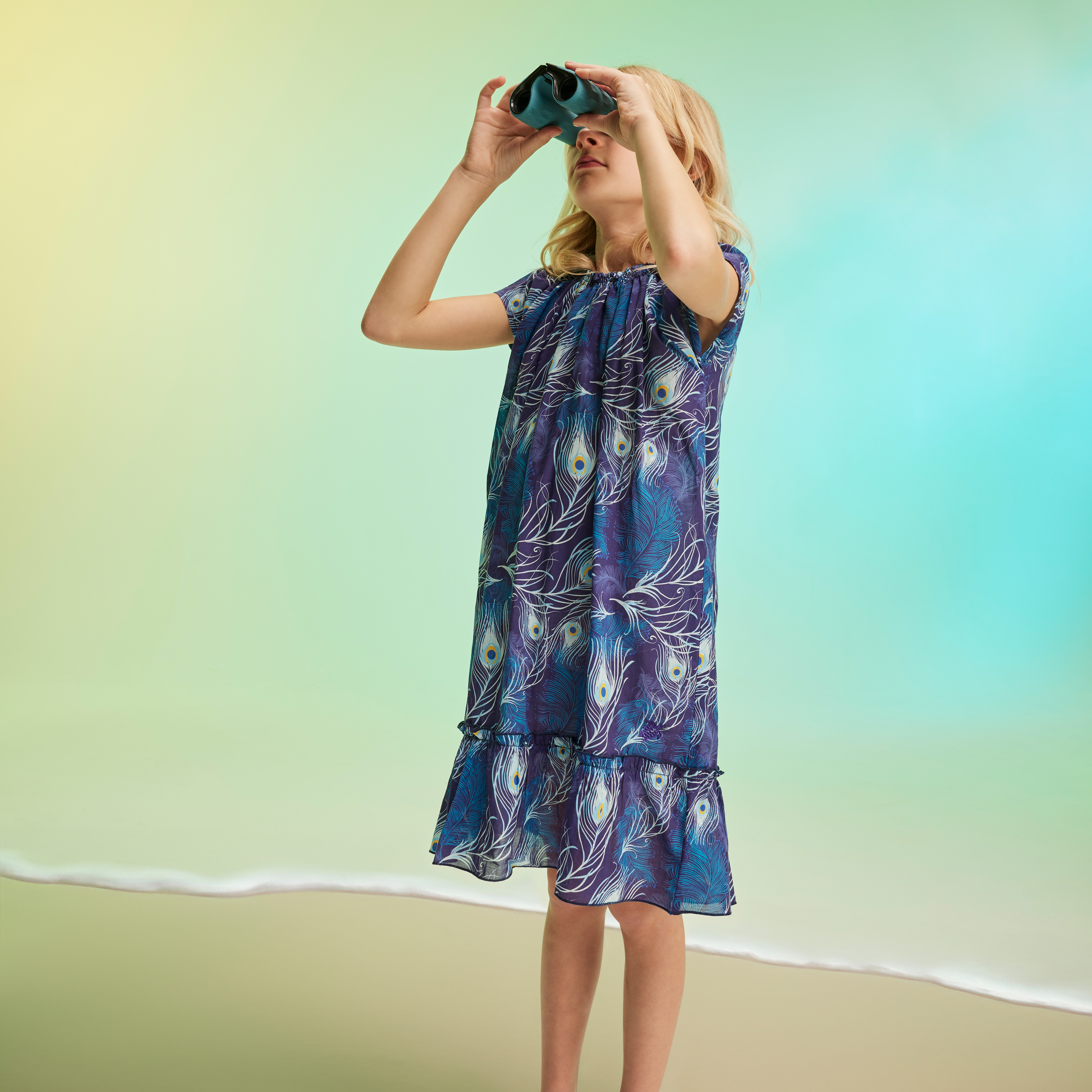 Robe en coton fille Eyes of the wind