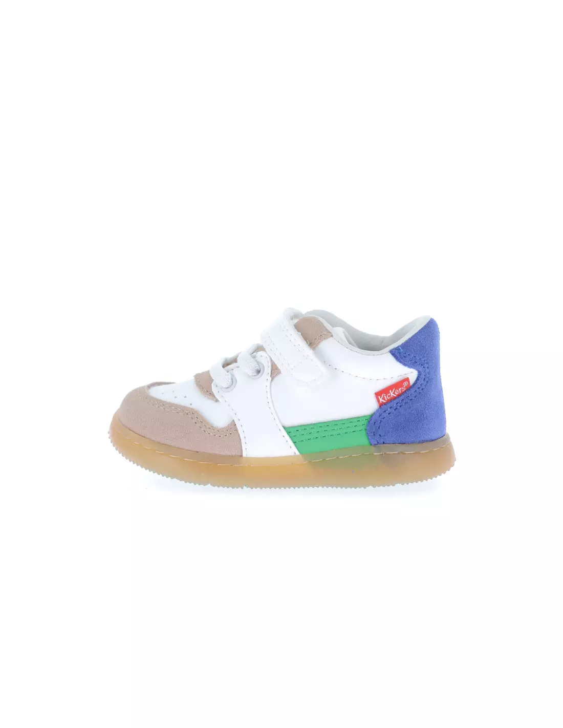 KICKERS KICKBUVAR - Baskets BEIGEBLEUVERT