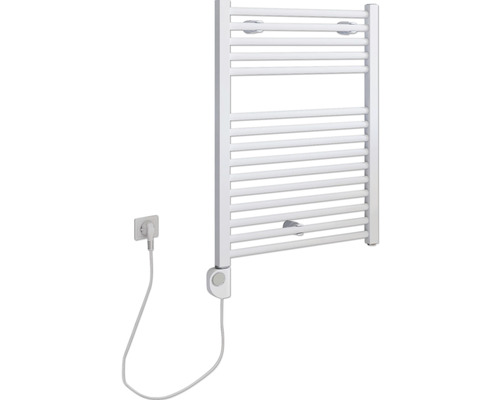 SCHULTE Turbo elektrische handdoekwarmer, verwarmingselement links, 50 x 69,5 cm, 300 W, met 3 instelbare verwarmingselementen, wit