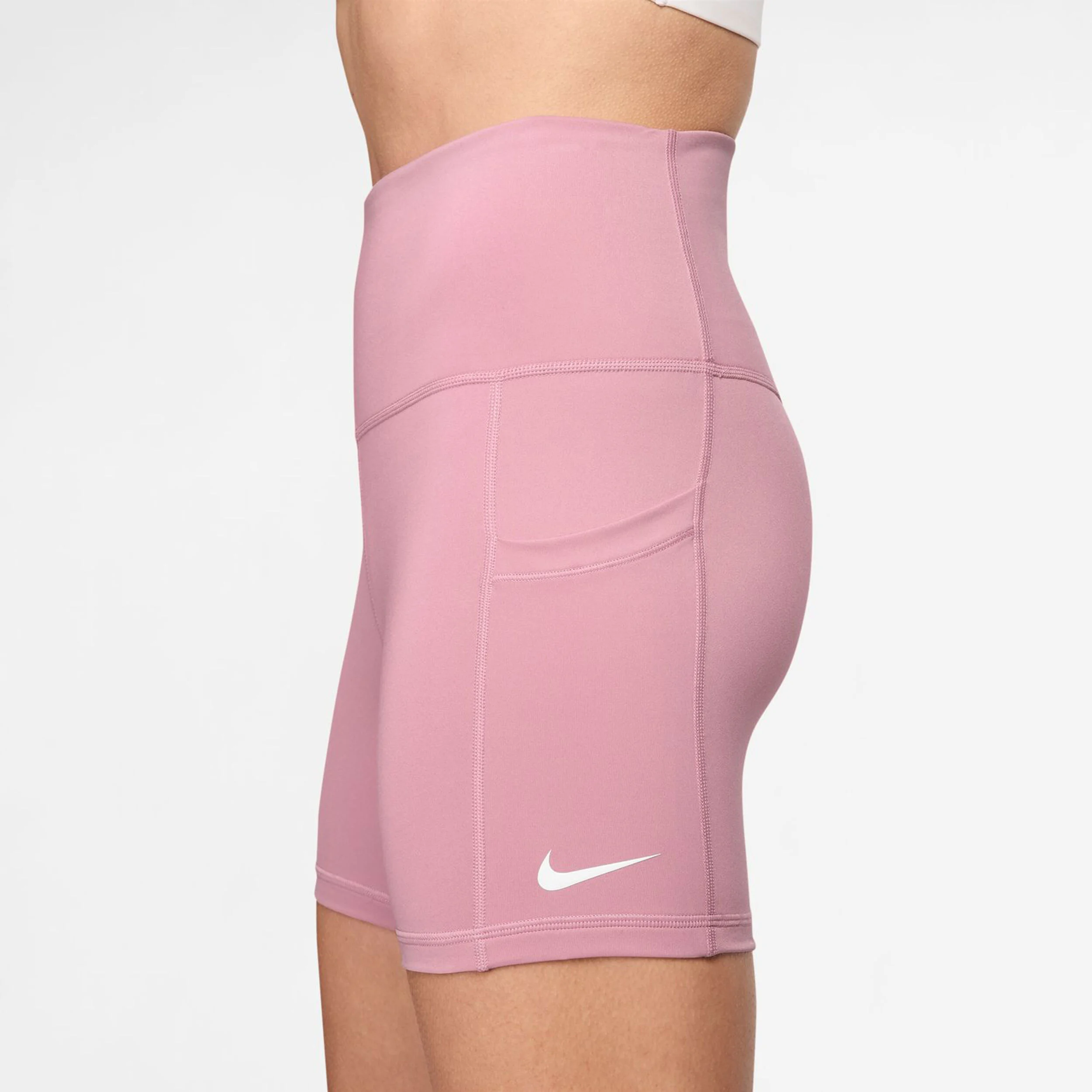 Nike Court Dri-Fit Ball Short Avec Poche-balles Femmes - Pink , Blanc