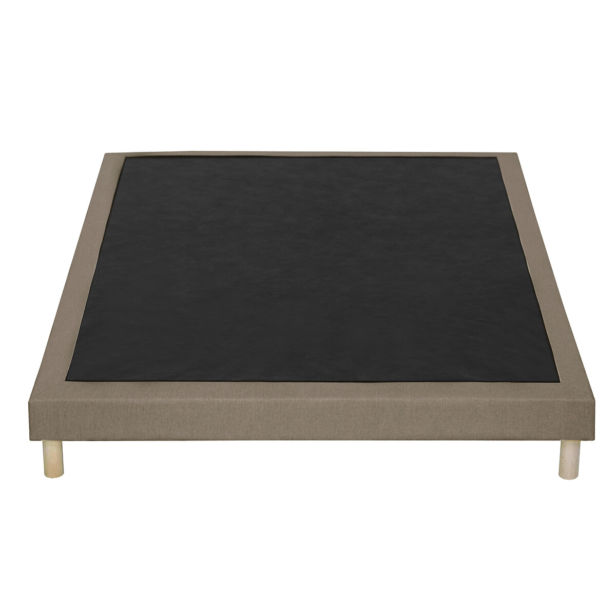 LA REDOUTE INTERIEURS<br>Base de cama estofada com 12 ripas e pés