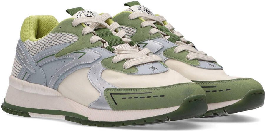Scotch & Soda Vivex sneakers groen zilver