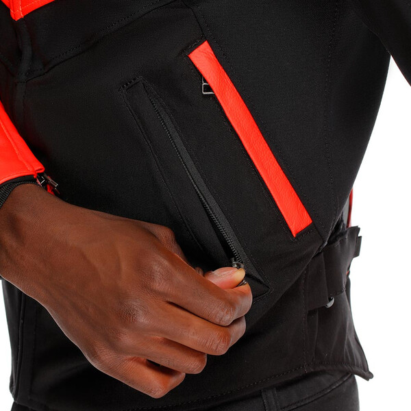Dainese - Blouson Iperattiva Rouge fluo / Noir