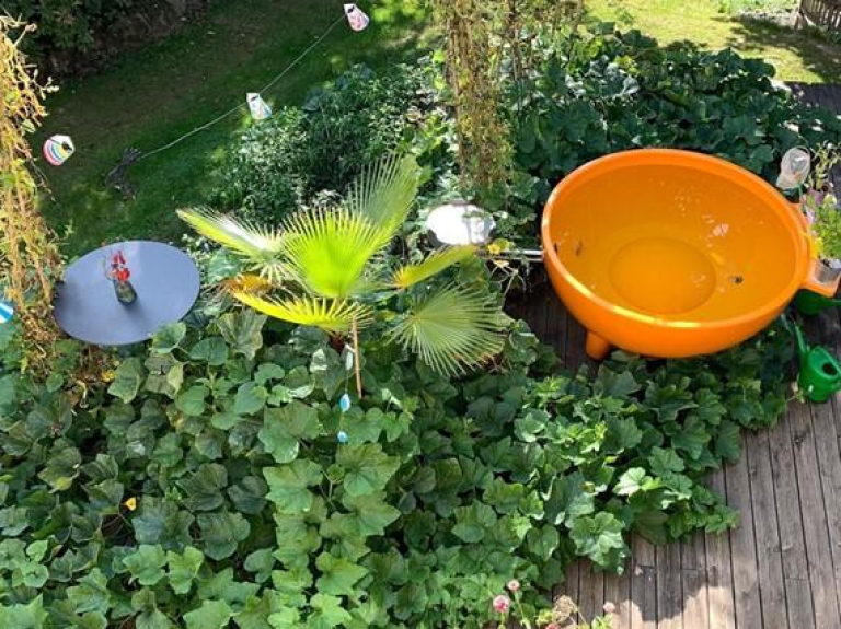 Weltevree Dutchtub Original hottub houtgestookt oranje